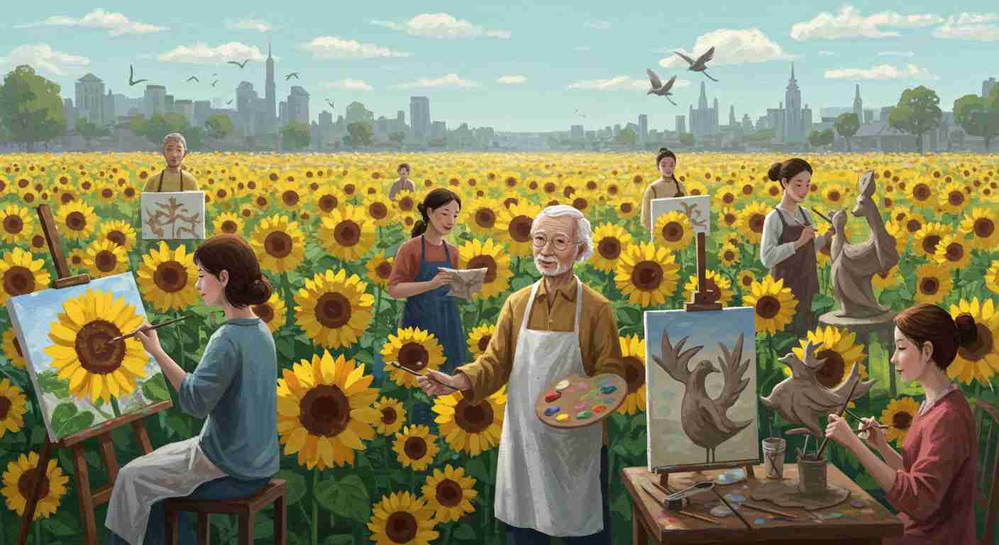Glimmers of Hope Amidst War: Ukrainian Children’s Art, University Aid, and Art Therapy, 2025